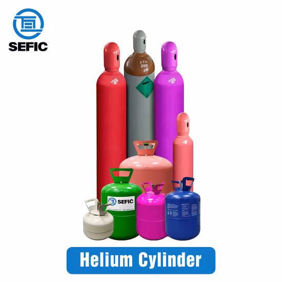 Sefic 원활한 강철 산소 수소 아르곤 헬륨 CO2 질소 가스 실린더